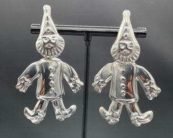 Gnome Sterling Silver Dangle Earrings