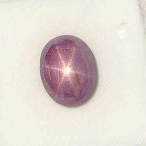 14.40 Carat Natural Star Ruby Cabochon | 6-Leg Asterism | 14x11x8 MM | Loose Gemstone