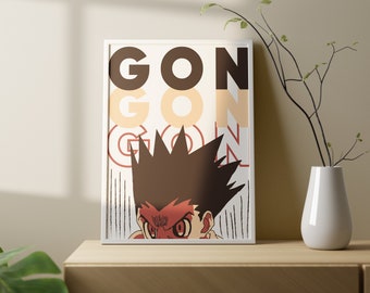Anime Manga Art Print – Gon Character Poster (Digital Download)