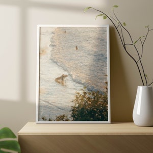 Neutral Beach Wall Art Prints, Beach Posters, Surf Art, California Prints, Coastal Print, Beach Prints, Digital Poster, Fine Art Print