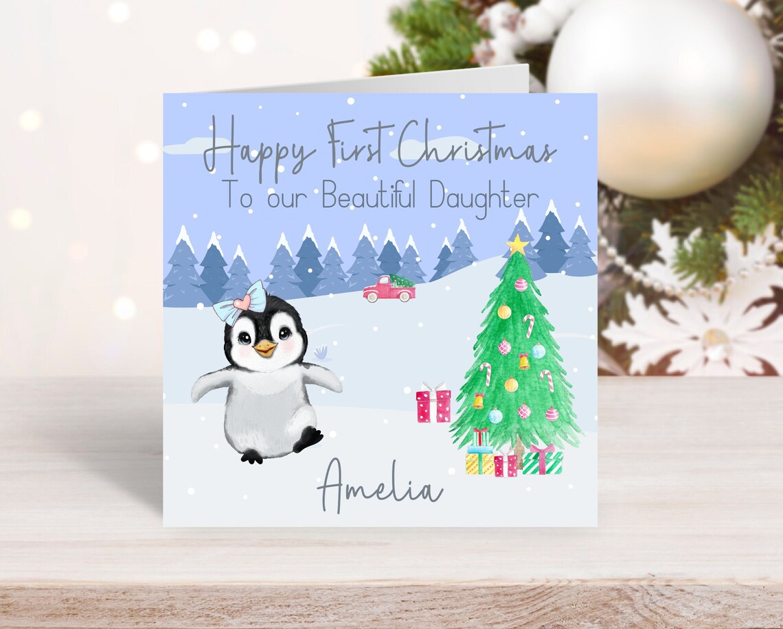 Granddaughters 1st Christmas Personalised First Christmas | Etsy