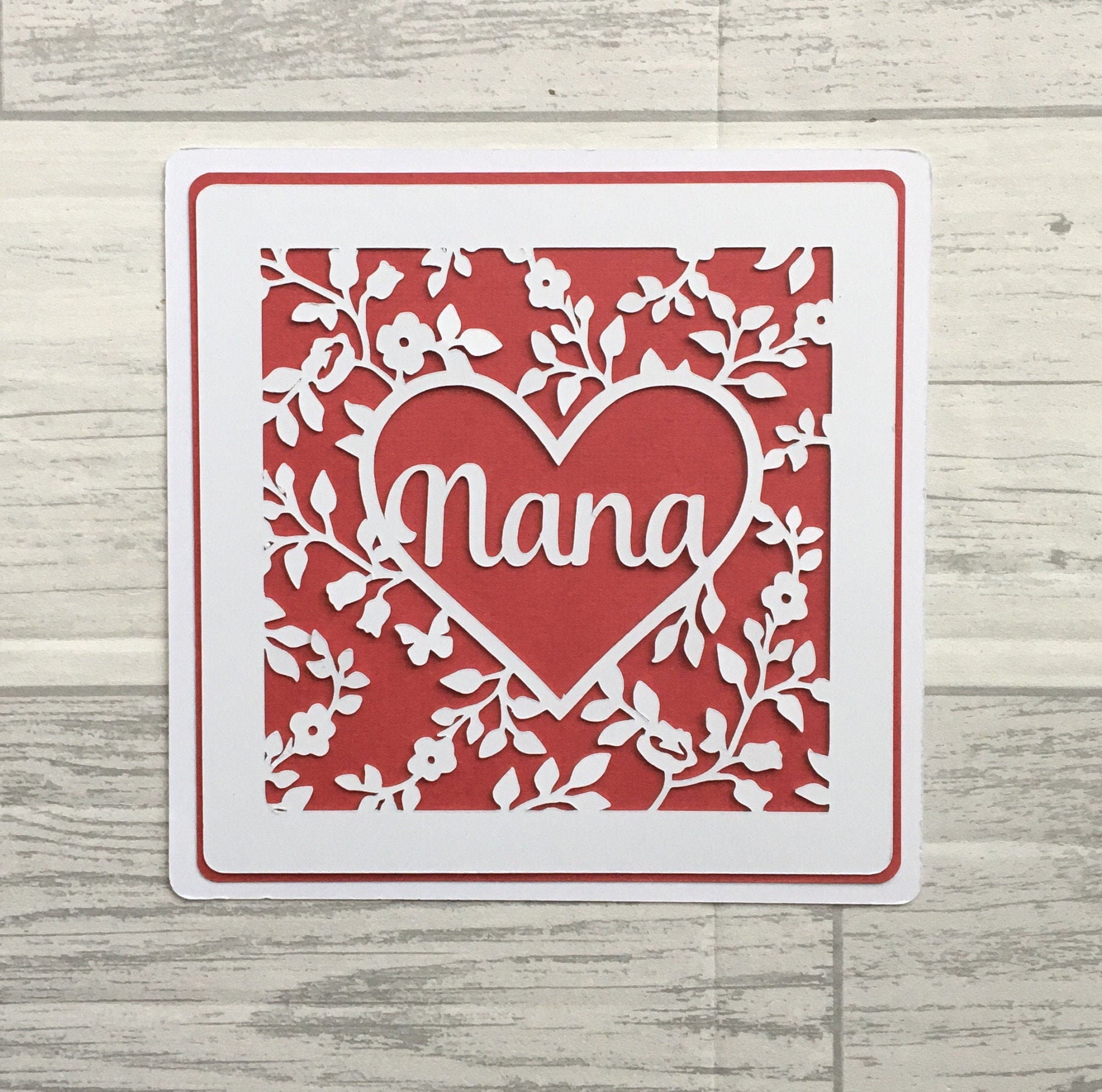 birthday card for nana etsy