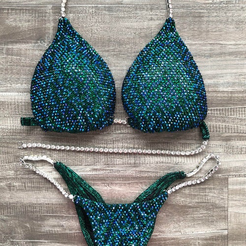 Competition Bikini Purple / NPC IFBB OCB Competition Bikinis Etsy