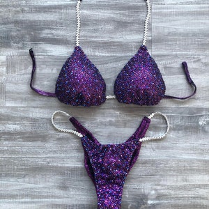 Competition Bikini Fuchsia Purples / NPC, IFBB, OCB Competition Bikinis