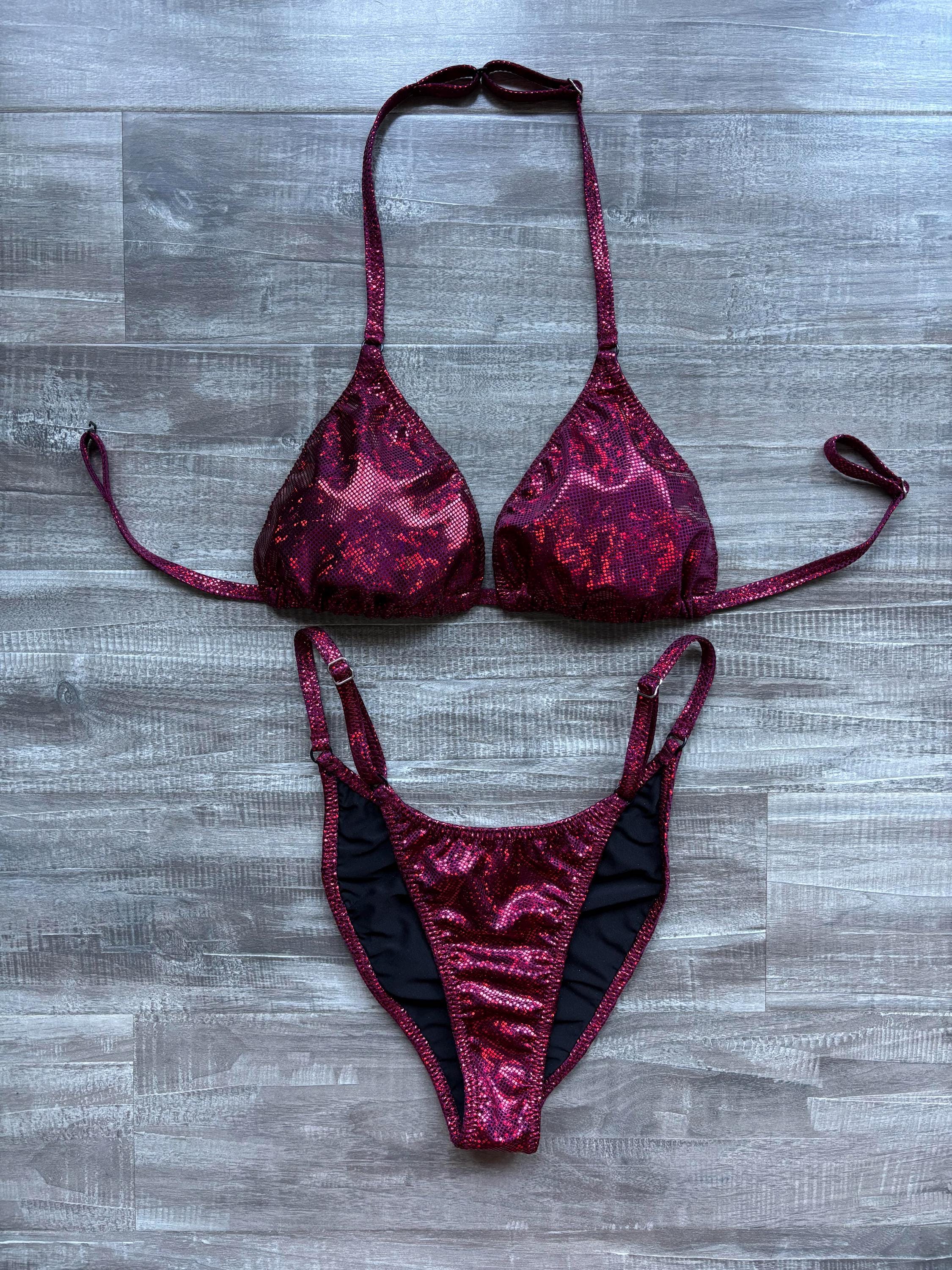 Fit Model Custom Competition Suit - Cranberry