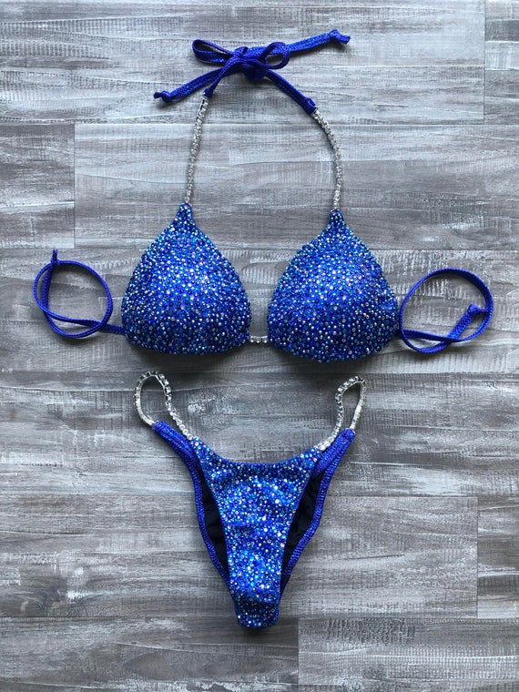 Competition Bikini Purple Blues / NPC, OCB, IFBB Competition Bikinis