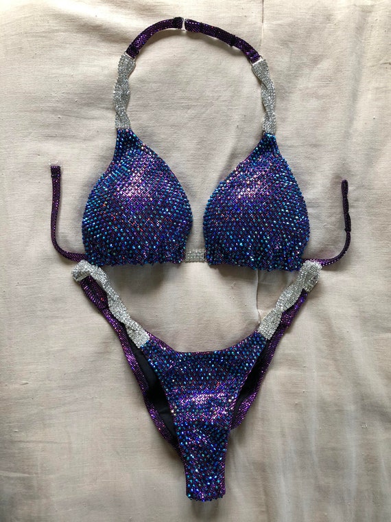 Competition Bikini Dark Fuchsia Amethyst Montana