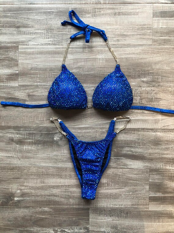 Competition Bikini Royal Blue