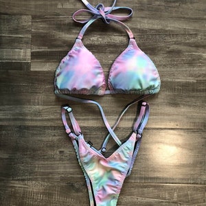 Practice Posing Suit - Cotton Candy Tie Dye