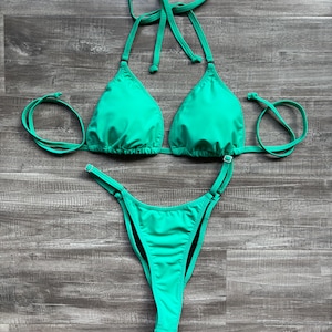 Mint green bikini - Etsy 日本