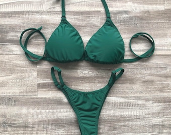 Fit Model Custom Competition Suit - Matte Forest Green