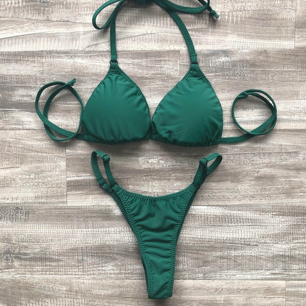 Practice Posing Suit - Matte Forest Green - NPC IFBB OCB