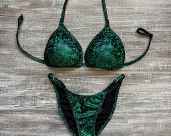 Fit Model Custom Competition Suit - Emerald
