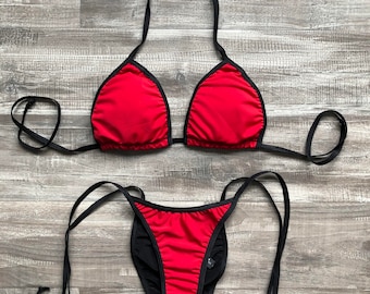 Practice Posing Suit - Matte Red