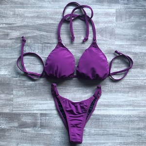 Practice Posing Suit -Matte Plum Black