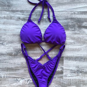 Practice Posing Suit -Matte Purple Black