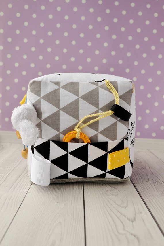 soft cube baby toy