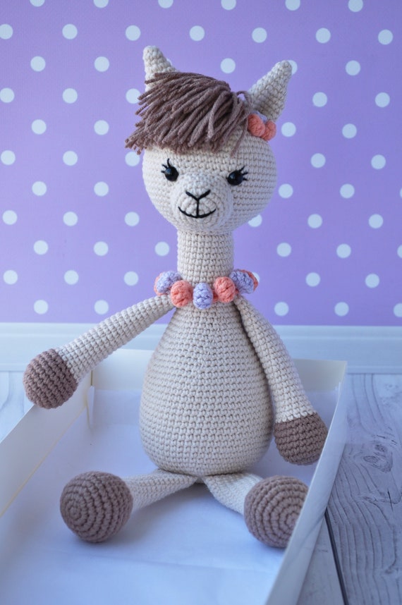 stuffed llama baby toy
