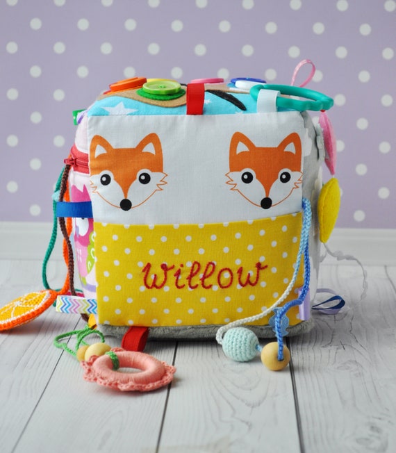soft cube baby toy