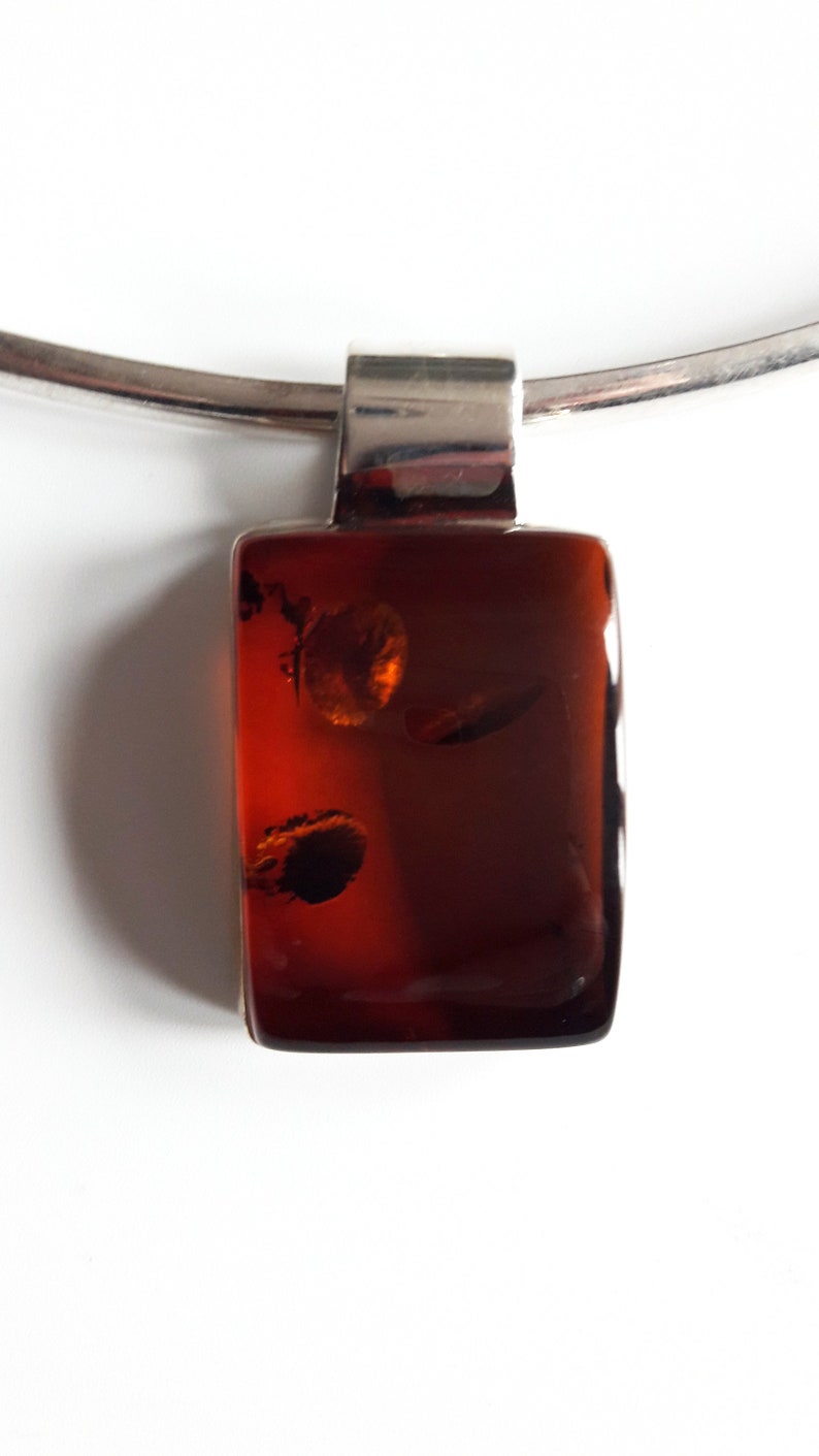 Gift for Mother/'s Day Silver with Baltic Amber Necklace 30