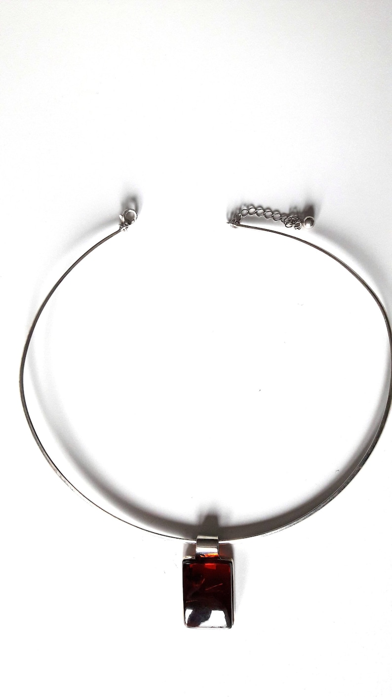 Gift for Mother/'s Day Silver with Baltic Amber Necklace 30