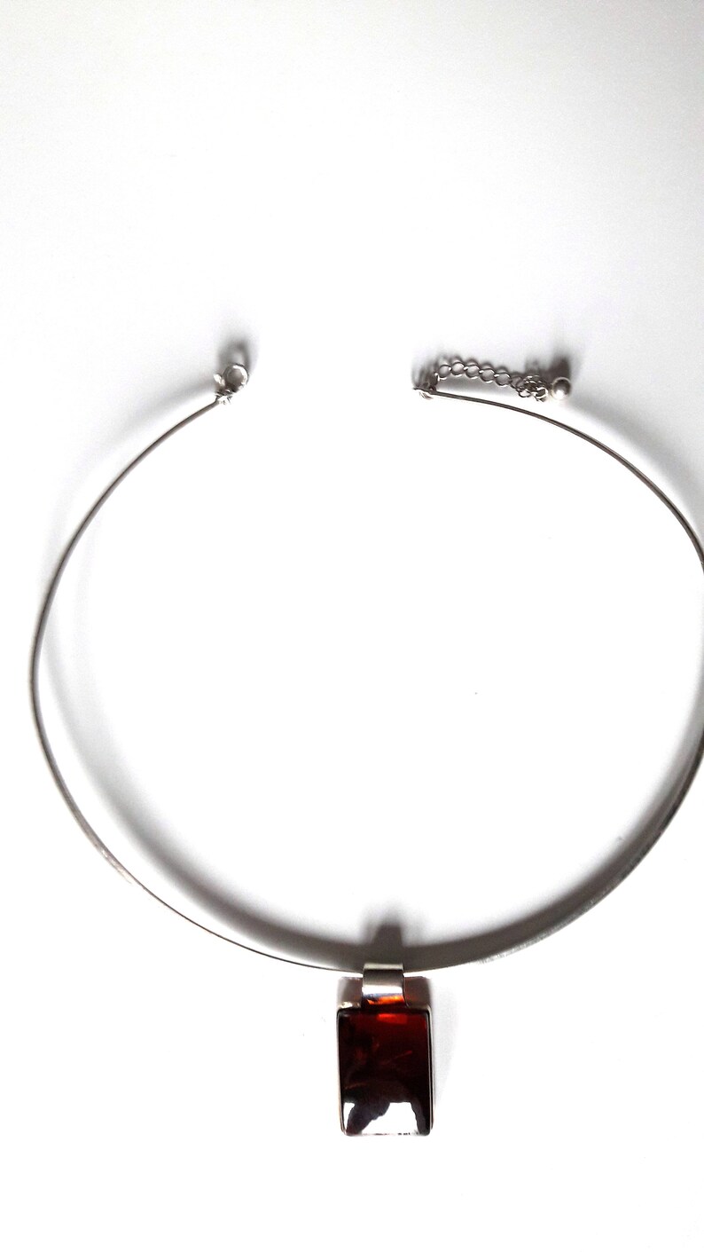 Gift for Mother/'s Day Silver with Baltic Amber Necklace 30