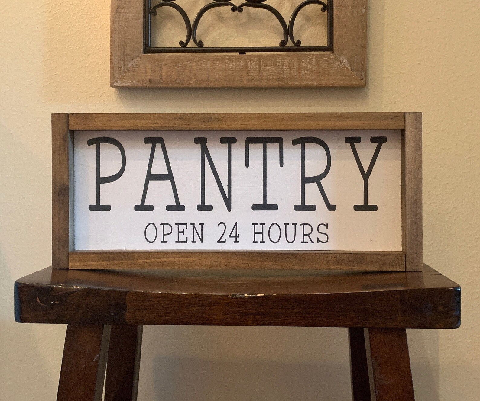 Kitchen Pantry Pantry Open 24 Hours Wall Decor Pantry Etsy