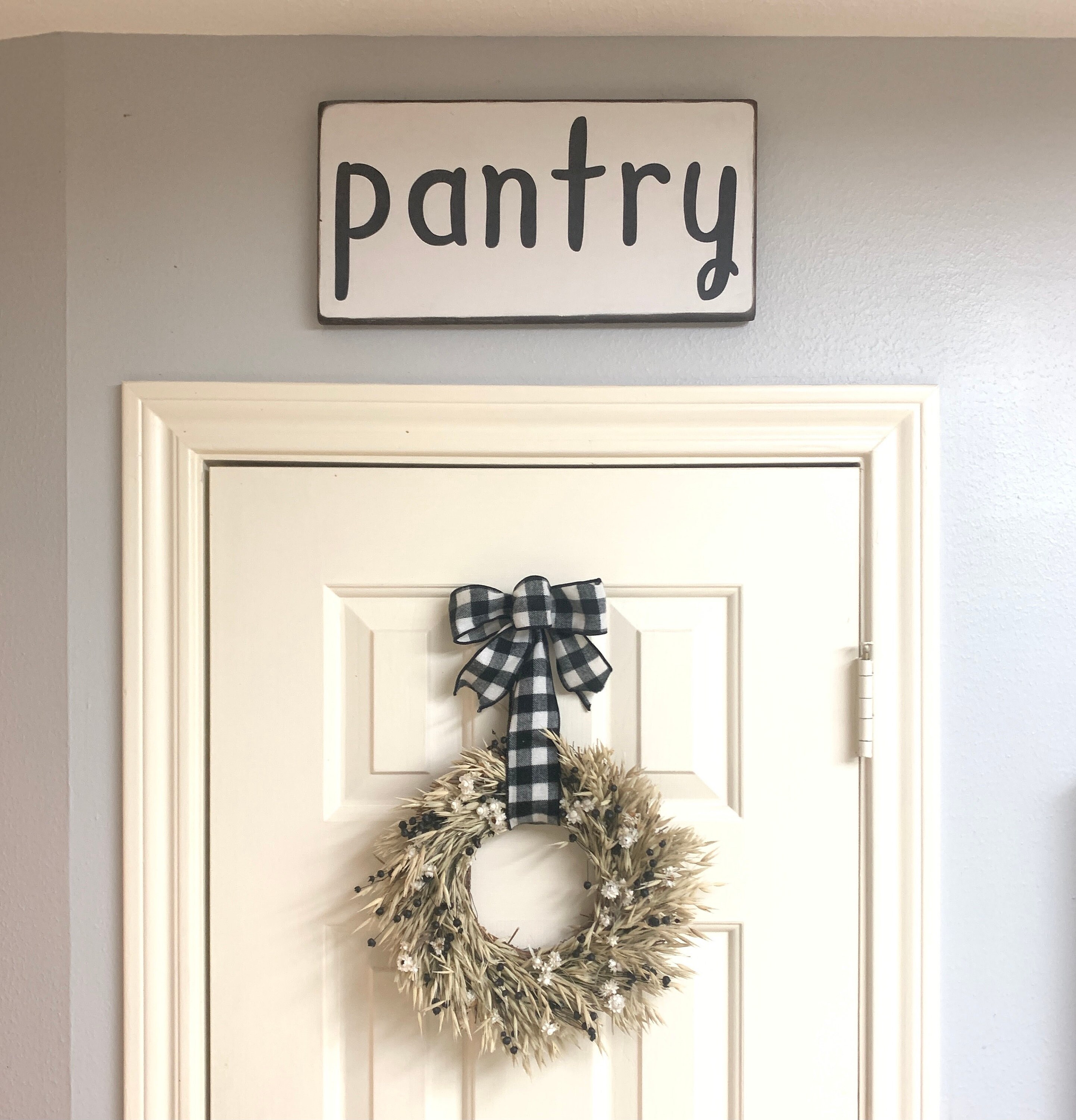 Farmhouse Pantry Sign Pantry Sign Pantry Door Sign Etsy