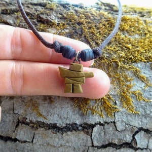 Inukshuk necklace for outdoors lover