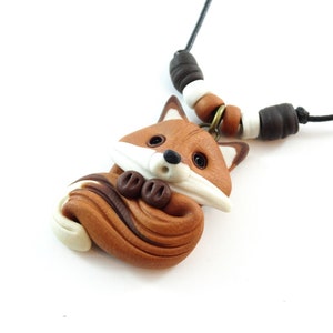 FOX necklace / ajustable for and adult an a child