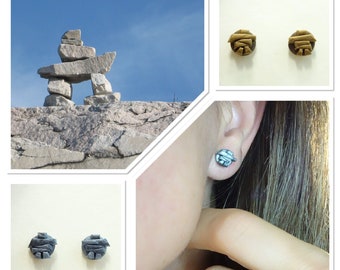 INUKSHUK earring / perfect for mountain lovers