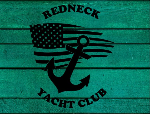 redneck yacht club sticker