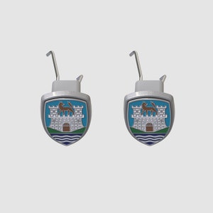 Wolfsburg crest jack plugs - sold in pairs