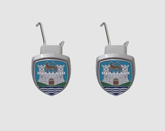 Wolfsburg crest jack plugs - sold in pairs