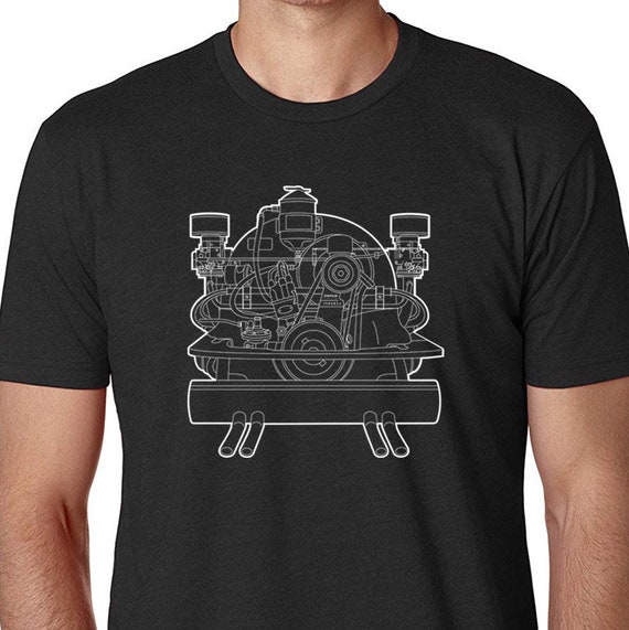 Vdub T shirt 36hp Dual Carb engine