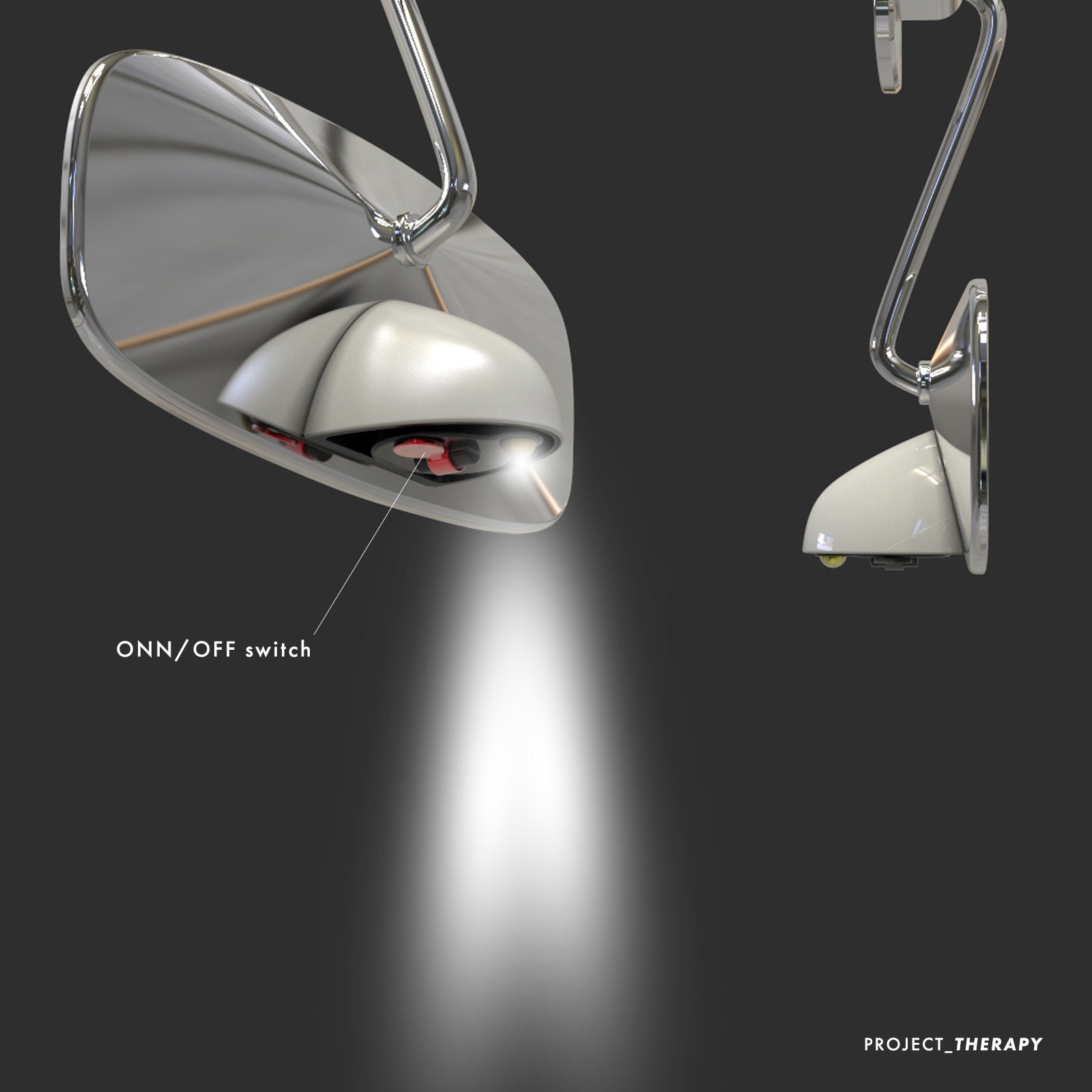 Mirror Dome Light Etsy