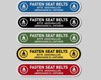 Fasten seat belt magent