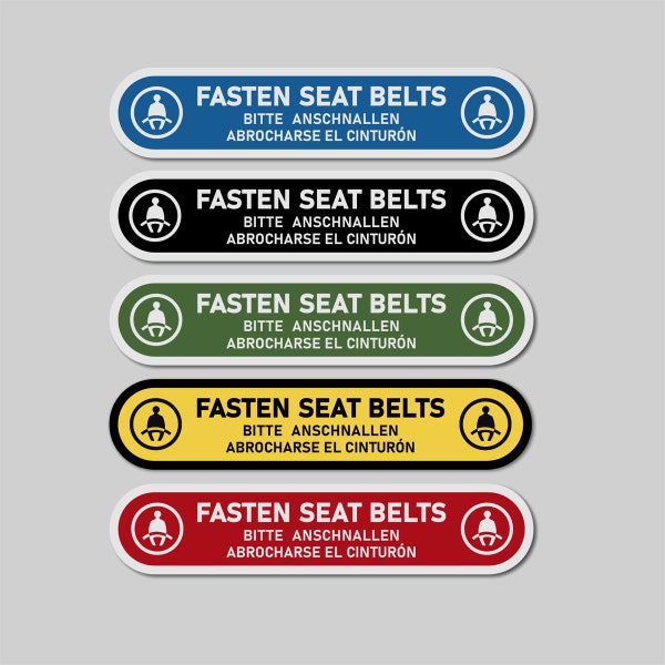 Fasten seat belt magent