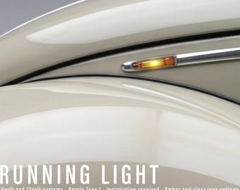 Luces de circulación diurna en la moldura lateral