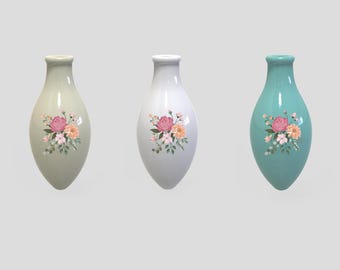 Dash Vase - Floral Style