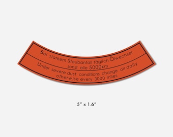 Early style air cleaner - Type 1