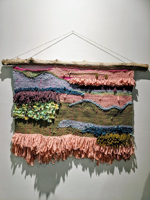 Large Woven Wall Hanging Textural Abstract Wall Decor Etsy Canada