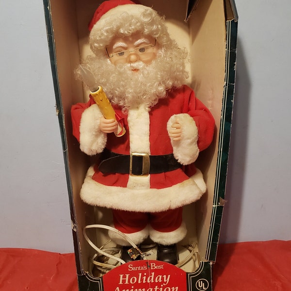 Animated Santa Claus Etsy