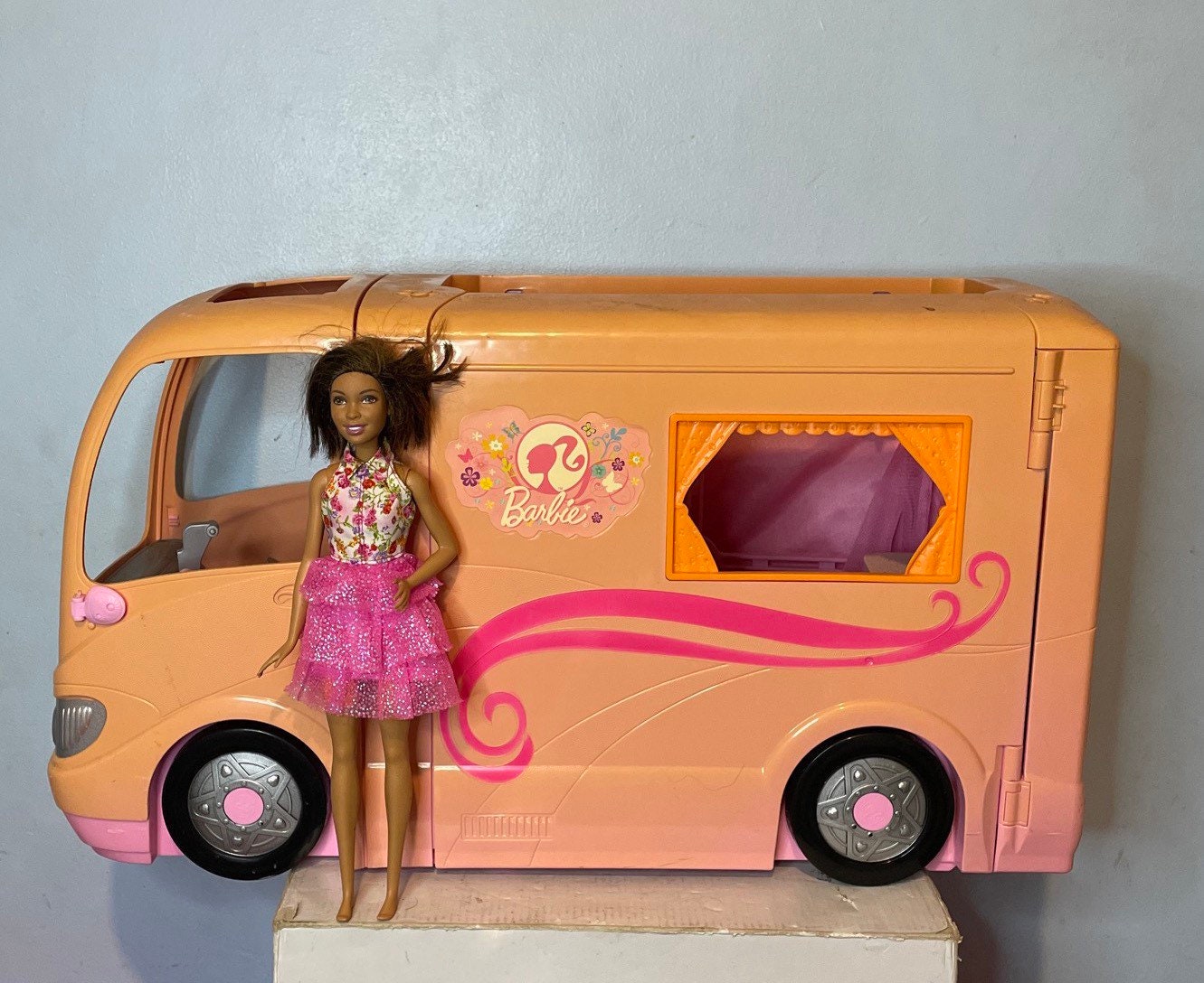 Hoopvol controleren Facet Mattel Barbie Pink RV GLAMOUR CAMPER W/ Pop Out Tent - Etsy