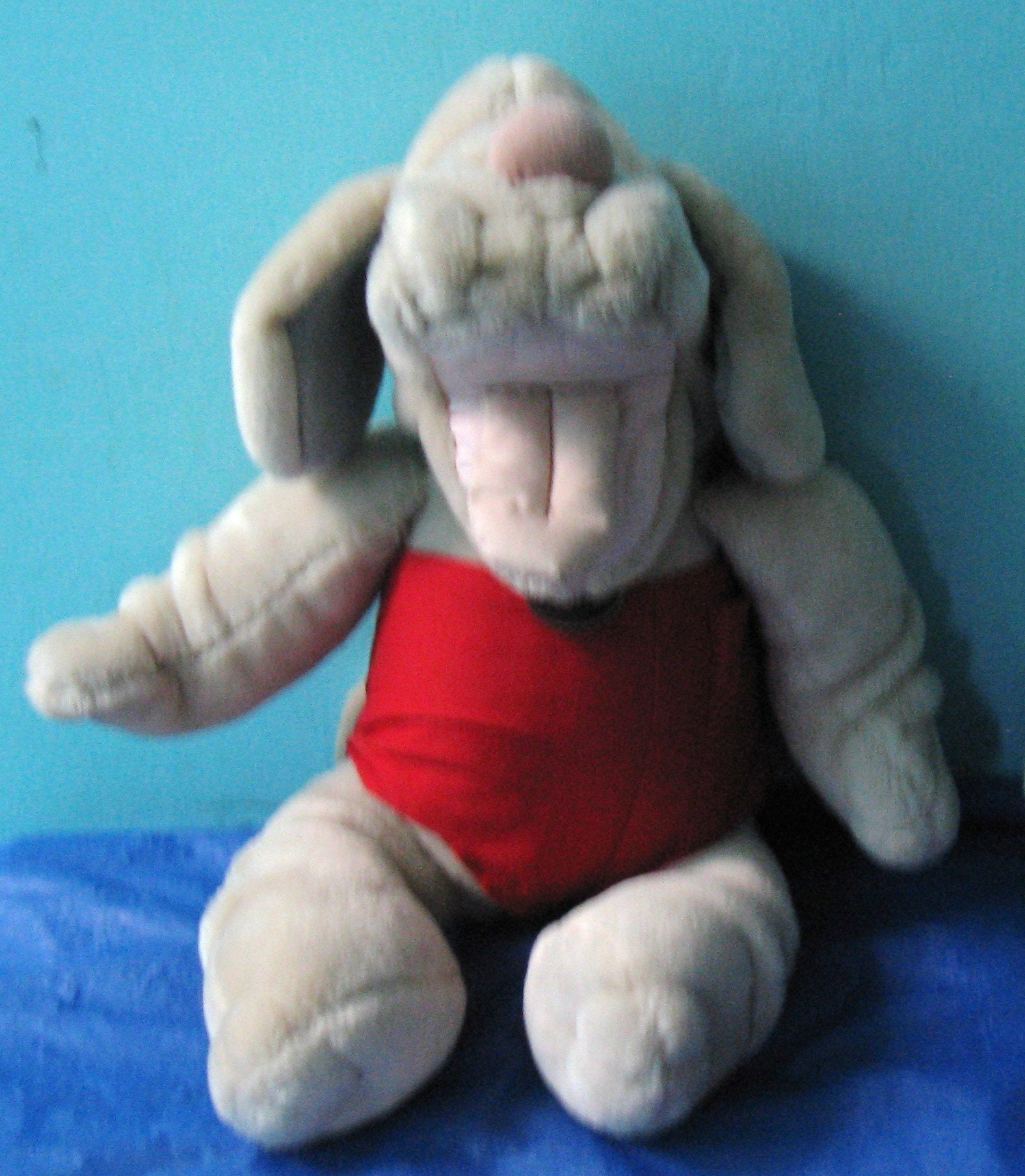 wrinkles dog puppet