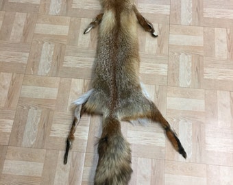 Red Fox Hide | Etsy