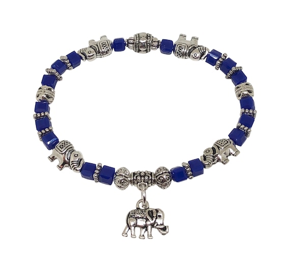Blue elephant best sale bracelet