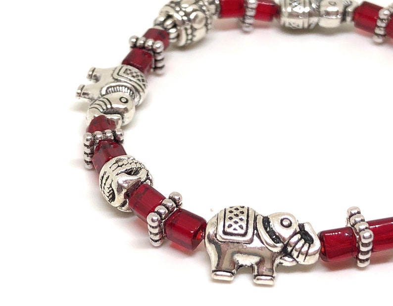 Elephant Bracelet 8 COLORS Elephant Jewelry Strength Symbol Etsy