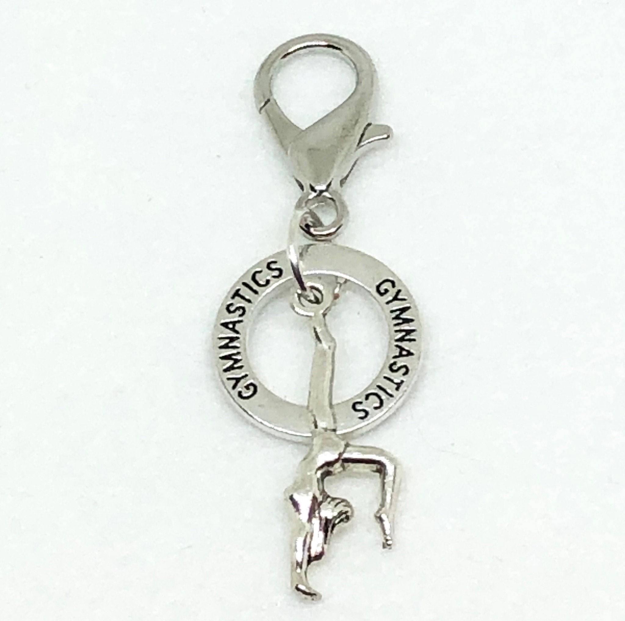 CREATE YOUR OWN Gymnastics Keychain, Gymnastics Charm Key Chain