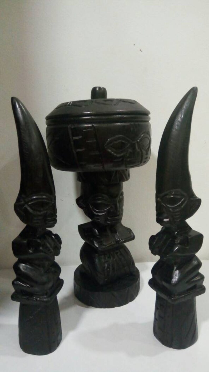 Set of Ifa Ajere 2 Iroke Irofa carved at a single price | Etsy
